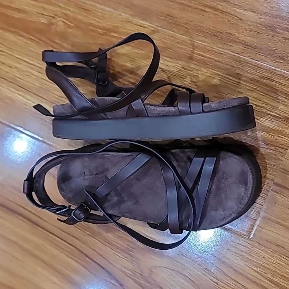 BA&SH Leather Strap Sandal